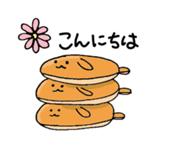 pancake rabbit sticker #1359658