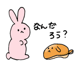 pancake rabbit sticker #1359660
