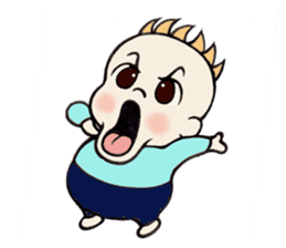 Baby go go go sticker #1359799