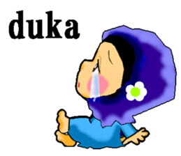 hijabista. Indonesian version sticker #1359898