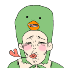 super bird human sticker #1360010