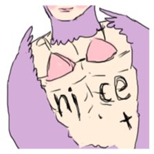 super bird human sticker #1360016