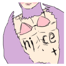 super bird human sticker #1360016