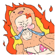 super bird human sticker #1360018