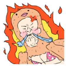 super bird human sticker #1360018