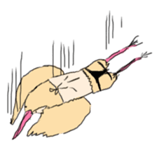 super bird human sticker #1360024