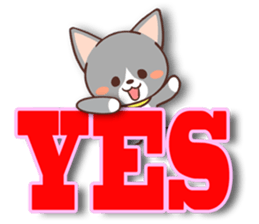 Day of a Silver Tabby Cat sticker #1360130