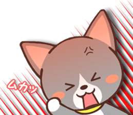 Day of a Silver Tabby Cat sticker #1360135