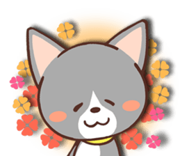 Day of a Silver Tabby Cat sticker #1360150