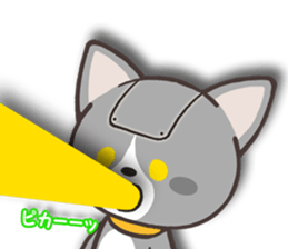 Day of a Silver Tabby Cat sticker #1360160