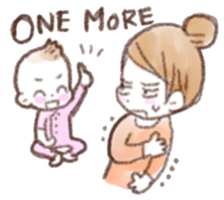 Situations Sticker  mom &  baby(toddler) sticker #1360603