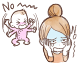 Situations Sticker mom & baby(toddler) sticker #1360604