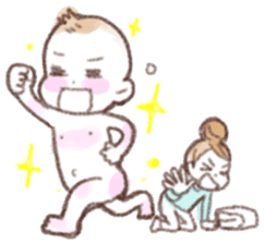 Situations Sticker mom & baby(toddler) sticker #1360605