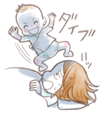 Situations Sticker  mom &  baby(toddler) sticker #1360610
