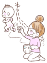 Situations Sticker mom & baby(toddler) sticker #1360615
