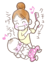 Situations Sticker mom & baby(toddler) sticker #1360617