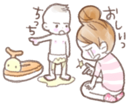 Situations Sticker  mom &  baby(toddler) sticker #1360625