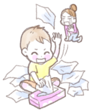 Situations Sticker  mom &  baby(toddler) sticker #1360627