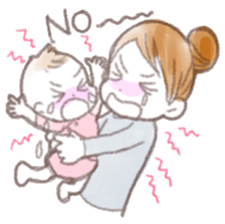 Situations Sticker  mom &  baby(toddler) sticker #1360632
