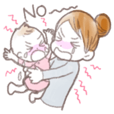 Situations Sticker mom & baby(toddler) sticker #1360632