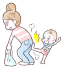 Situations Sticker  mom &  baby(toddler) sticker #1360634