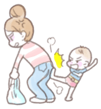 Situations Sticker mom & baby(toddler) sticker #1360634