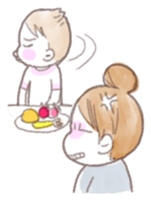 Situations Sticker  mom &  baby(toddler) sticker #1360635