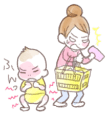 Situations Sticker mom & baby(toddler) sticker #1360638