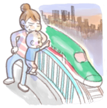 Situations Sticker  mom &  baby(toddler) sticker #1360641