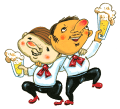 Department store of a small creature sticker #1360831