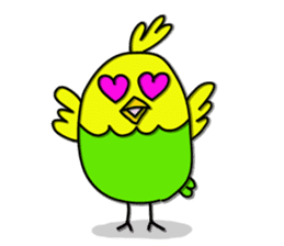 LOVE BIRDY sticker #1361310