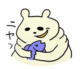 Polar Bear Laughing sticker #1362129