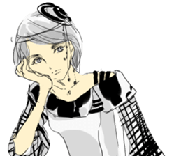 TBT girl sticker #1362164