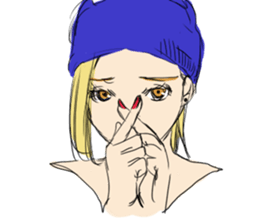 TBT girl sticker #1362175