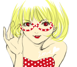 TBT girl sticker #1362176