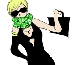 TBT girl sticker #1362177