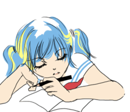 TBT girl sticker #1362179