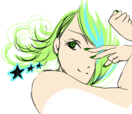 TBT girl sticker #1362182