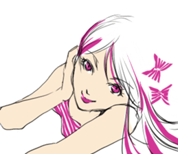 TBT girl sticker #1362184