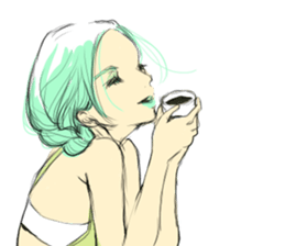 TBT girl sticker #1362187