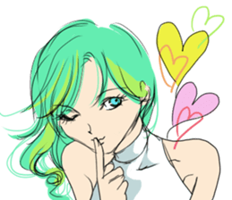 TBT girl sticker #1362189