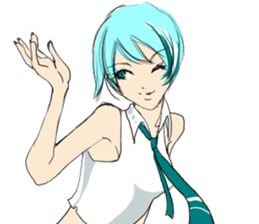 TBT girl sticker #1362191