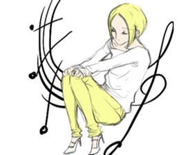 TBT girl sticker #1362198