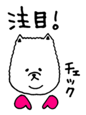 Pomeranian with Colorful Tights Part.2 sticker #1363054