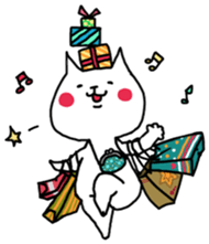 HAHUO of the white cat sticker #1363179