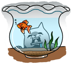 HAHUO of the white cat sticker #1363193