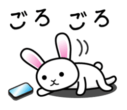 Rabbit Imitative sound sticker #1363242