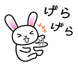 Rabbit Imitative sound sticker #1363244