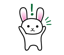 Rabbit Imitative sound sticker #1363275