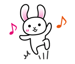 Rabbit Imitative sound sticker #1363277